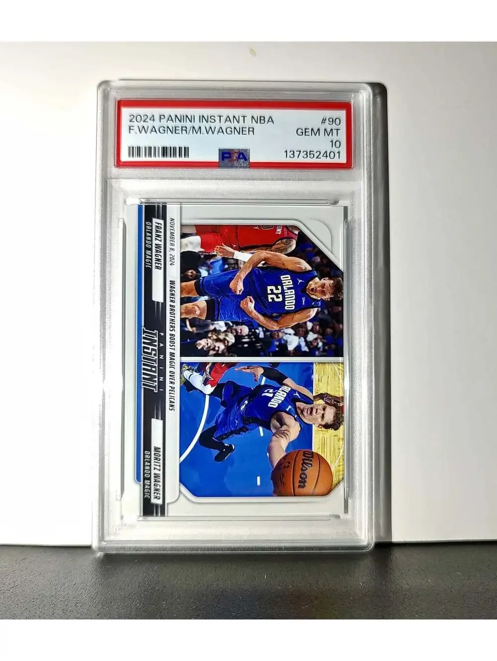 Franz Wagner / Moritz Wagner 2024 Panini NBA #90 Basketball PSA 10 Gem Mint